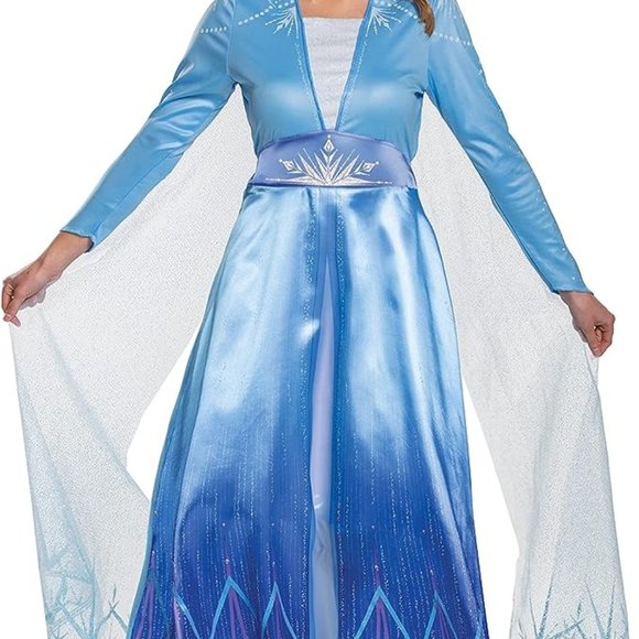 Elsa Disguise womens Disney Elsa Frozen 2 Deluxe Adult Costume - Picture 2 of 6